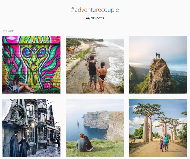 make money on instagram by becoming an influencer - adventure couple
