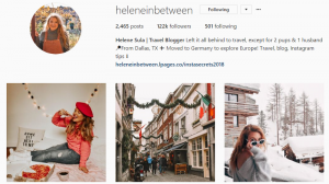 make money on instagram by becoming an influencer - helene